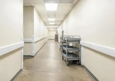 Retail corridor wall protection