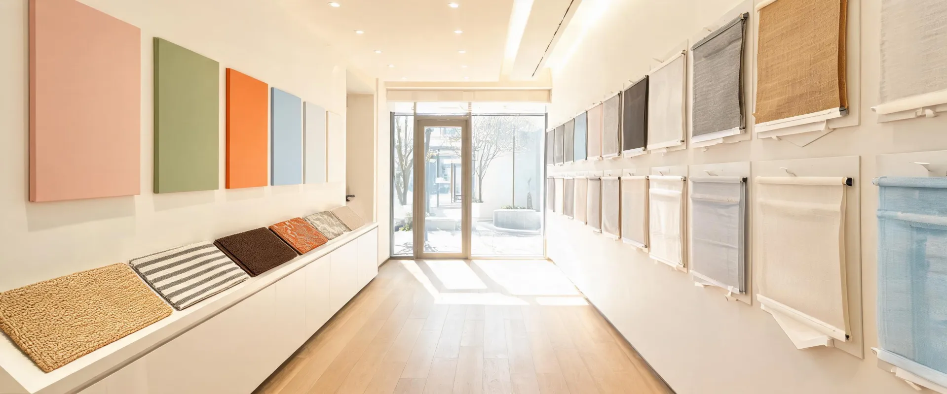 Design inspiration gallery with wall protection and entrance materials