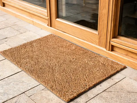 Hotel entrance material combination board