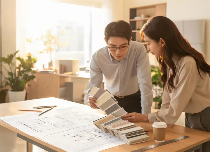 Specification review of wall protection samples and drawings